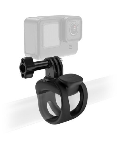 TELESIN Rubber Handlebar Mount for Action Cameras (Black)