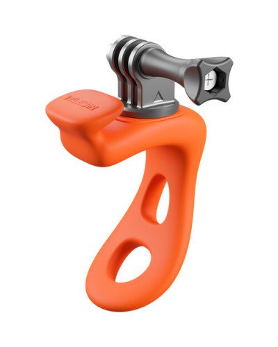 TELESIN Rubber Handlebar Mount for Action Cameras (Orange)