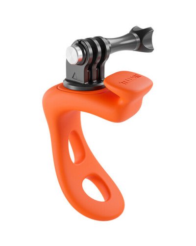 TELESIN Rubber Handlebar Mount for Action Cameras (Orange)