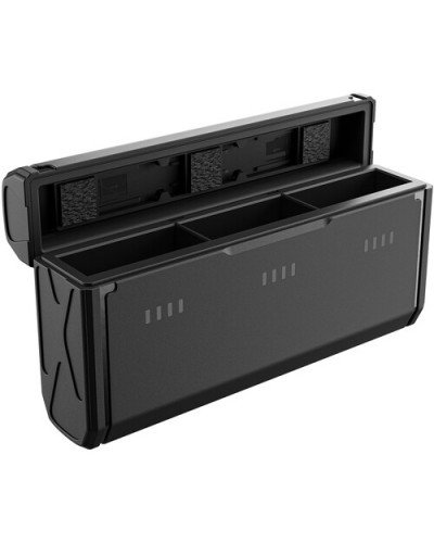 TELESIN Pocket-Size 3-Slot Charger Box & 2 Stamina Batteries Kit for GoPro HERO 9/10/11/12