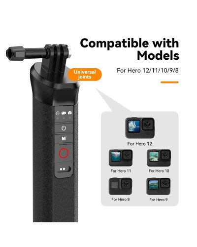 TELESIN Floating Hand Grip with Remote Control for HERO 13/12/11/10/9 TELESIN Floating Hand Grip with Remote Control for HERO 13/12/11/10/9