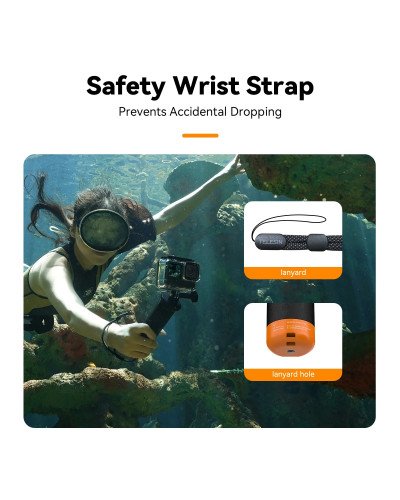 TELESIN Floating Hand Grip with Remote Control for HERO 13/12/11/10/9 TELESIN Floating Hand Grip with Remote Control for HERO 13/12/11/10/9