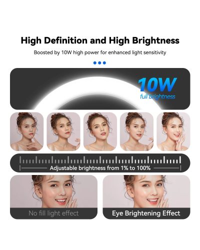 TELESIN 10 inch LED Selfie Ring Light