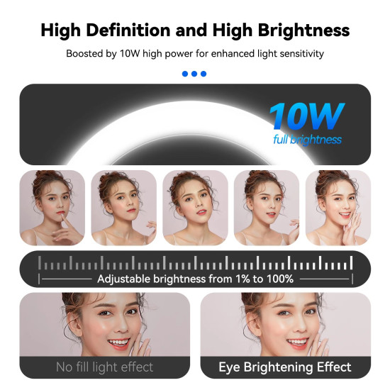 TELESIN 10 inch LED Selfie Ring Light