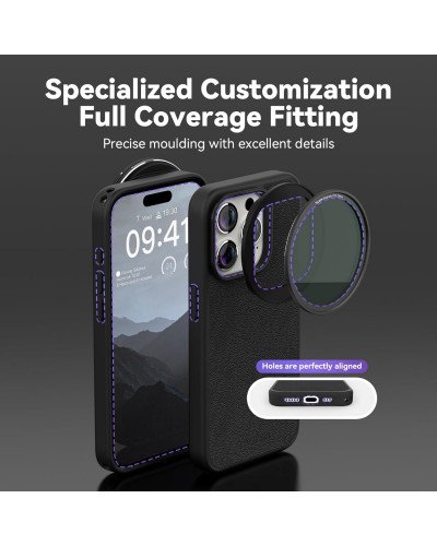 TELESIN VND Magnetic Filter ND2-32 & iphone 15 Pro Case