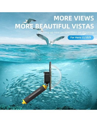 TELESIN Waterproof Dome Housing for GoPro HERO 9/10/11/12 TELESIN Waterproof Dome Housing for GoPro HERO 9/10/11/12