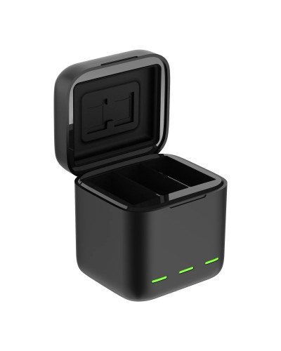 TELESIN 3-Channel Battery Charger & Storage Box for GoPro 9/10/11/12 Batteries