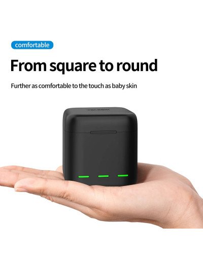 TELESIN 3-Channel Battery Charger & Storage Box for GoPro 9/10/11/12 Batteries