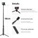 TELESIN 0.9m Extendable Aluminum Alloy Selfie Stick with Tripod and Phone Clip for GoPro