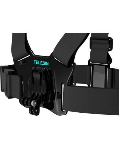 TELESIN Chest Strap with Dual-Mount/J-Hook for GoPro/Action Cameras
