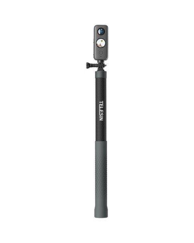 TELESIN New Design 3m Carbon Fiber Selfie Stick