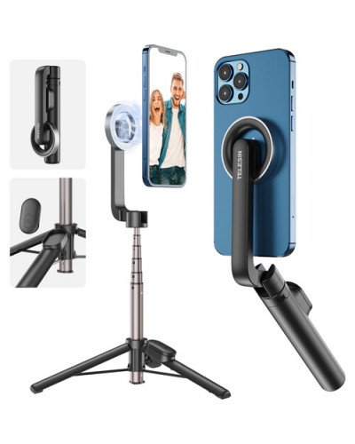 TELESIN Mini Magnetic Bluetooth Selfie Stick for iPhone