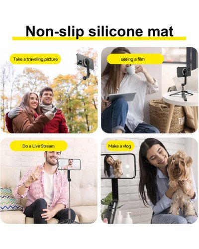 TELESIN Mini Magnetic Bluetooth Selfie Stick for iPhone