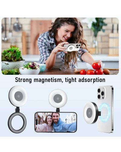 TELESIN Magnetic Rechargeable Fill Light for Phones