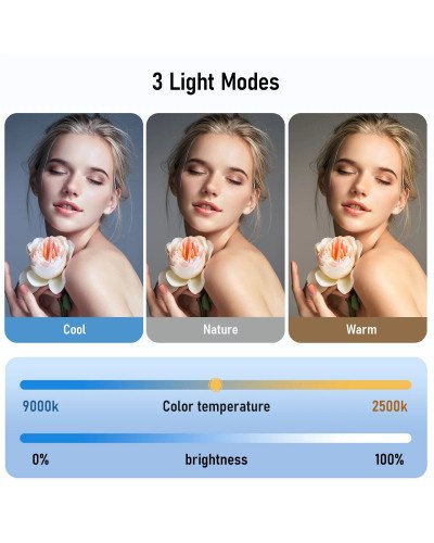 TELESIN Magnetic Rechargeable Fill Light for Phones