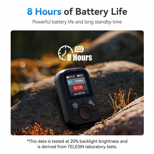 TELESIN T13 Bluetooth Remote Control GoPro Hero 13/12/11/10/9/8/MAX