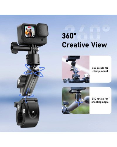 TELESIN Quick Release Universal Clamp Mount