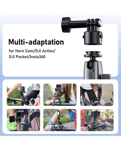 TELESIN Quick Release Universal Clamp Mount