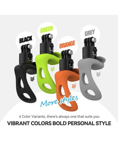 TELESIN Quick Release Elastic Small Q Handlebar Mount (Green)