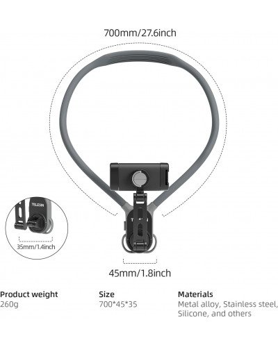 TELESIN POV Phone Holder With Neck Strap