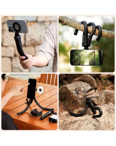 TELESIN Flexible Magnetic Suction Phones Tripod
