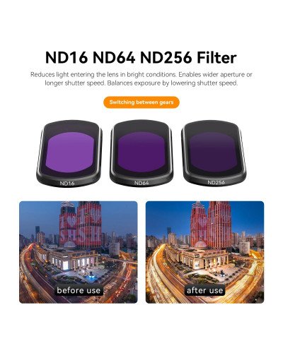 TELESIN CPL+ND16/64/256 Filter Set for DJI Osmo Pocket 3 TELESIN CPL+ND16/64/256 Filter Set for DJI Osmo Pocket 3