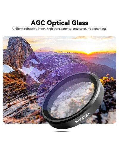 TELESIN CPL|ND8|ND16|ND32 Camera Filter Set for DJI ACTION 3/4/5 Pro TELESIN CPL|ND8|ND16|ND32 Camera Filter Set for DJI ACTION 3/4/5 Pro
