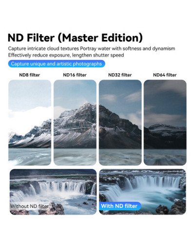 TELESIN CPL|ND8|ND16|ND32 Camera Filter Set for DJI ACTION 3/4/5 Pro TELESIN CPL|ND8|ND16|ND32 Camera Filter Set for DJI ACTION 3/4/5 Pro