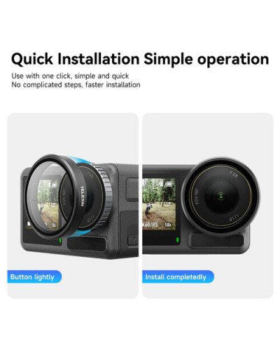 TELESIN CPL|ND8|ND16|ND32 Camera Filter Set for DJI ACTION 3/4/5 Pro TELESIN CPL|ND8|ND16|ND32 Camera Filter Set for DJI ACTION 3/4/5 Pro