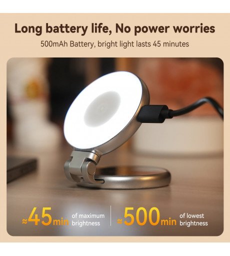 TELESIN C03 Magnetic Selfie Ring Light