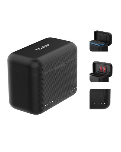 TELESIN Insta360 X4 Dual Card Slot Charging Box TELESIN Insta360 X4 Dual Card Slot Charging Box