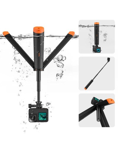 TELESIN Floating Tripod Selfie Stick