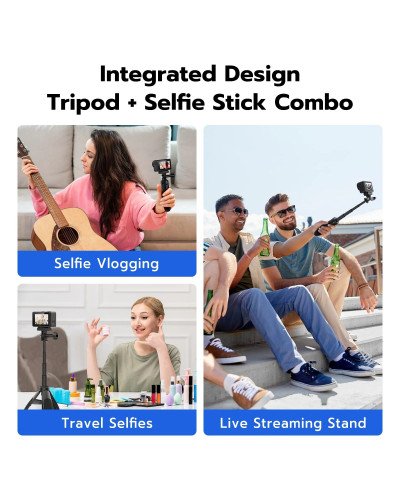 TELESIN Selfie Stick Mini Tripod 2.0