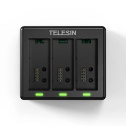 TELESIN Triple Battery Charger for GoPro Hero 13