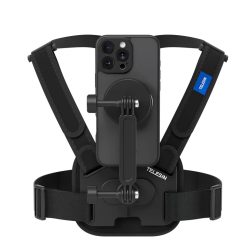TELESIN Elastic Sports Chest Strap for iPhone 16 Pro