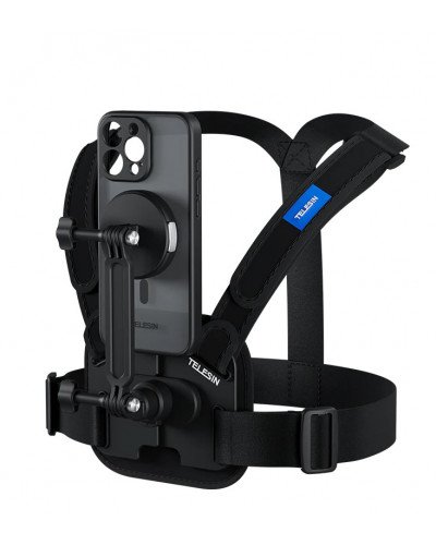 TELESIN Elastic Sports Chest Strap for iPhone 16 Pro