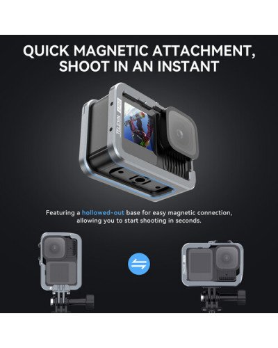 TELESIN Metal Combo Cage for GoPro HERO13/12/11/10/9