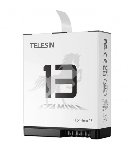TELESIN 1950mAh Stamina Battery for GoPro Hero 13