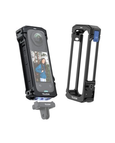 TELESIN Full Metal Expansion Cage For Insta360 X4