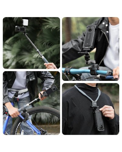 TELESIN Full Metal Expansion Cage For Insta360 X4