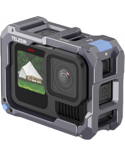 TELESIN Metal Cage Sport Extension New Upgrade for Gopro Hero 13/12/11/10/9