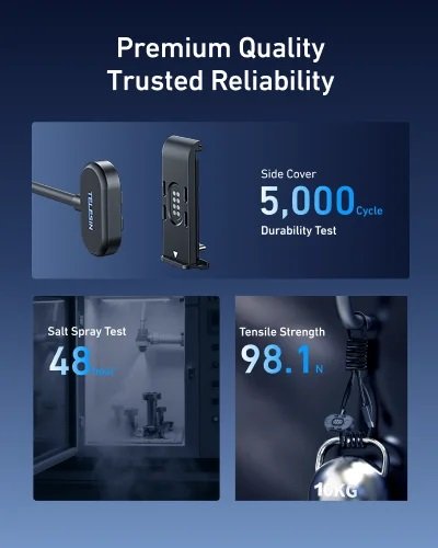 TELESIN Magnetic Door And Power Cable Kit for Hero 13/12/11/10/9