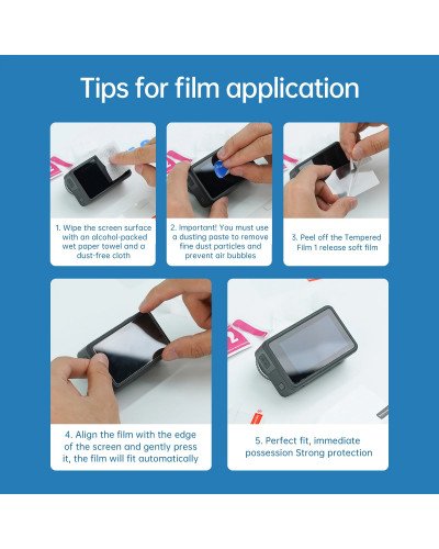 TELESIN Tempered Film Kit for Action5 Pro