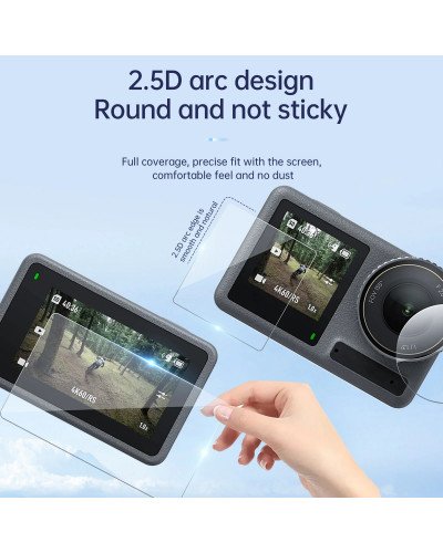 TELESIN Tempered Film Kit for Action5 Pro