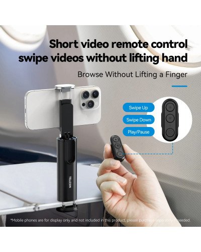 TELESIN Remote Contro Travel Mount-Clamp Type