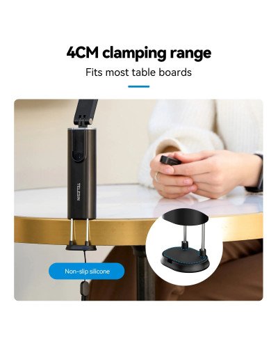 TELESIN Remote Contro Travel Mount-Clamp Type