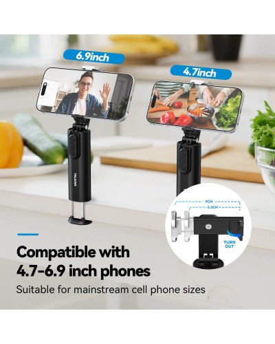 TELESIN Remote Contro Travel Mount-Clamp Type