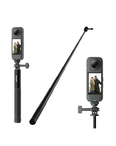 TELESIN High-Strength Aluminum Alloy Selfie Stick 90cm
