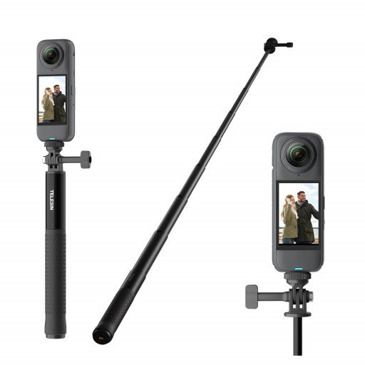 TELESIN High-Strength Aluminum Alloy Selfie Stick 90cm