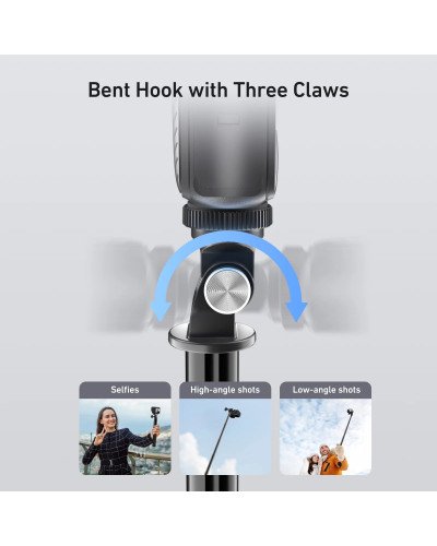 TELESIN High-Strength Aluminum Alloy Selfie Stick 90cm